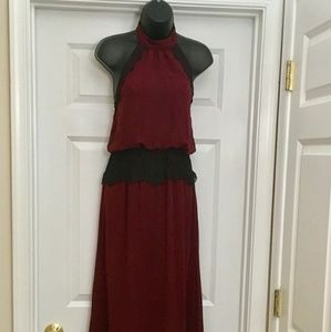 Forever 21 Halter Formal Dress w/ Lace Accents